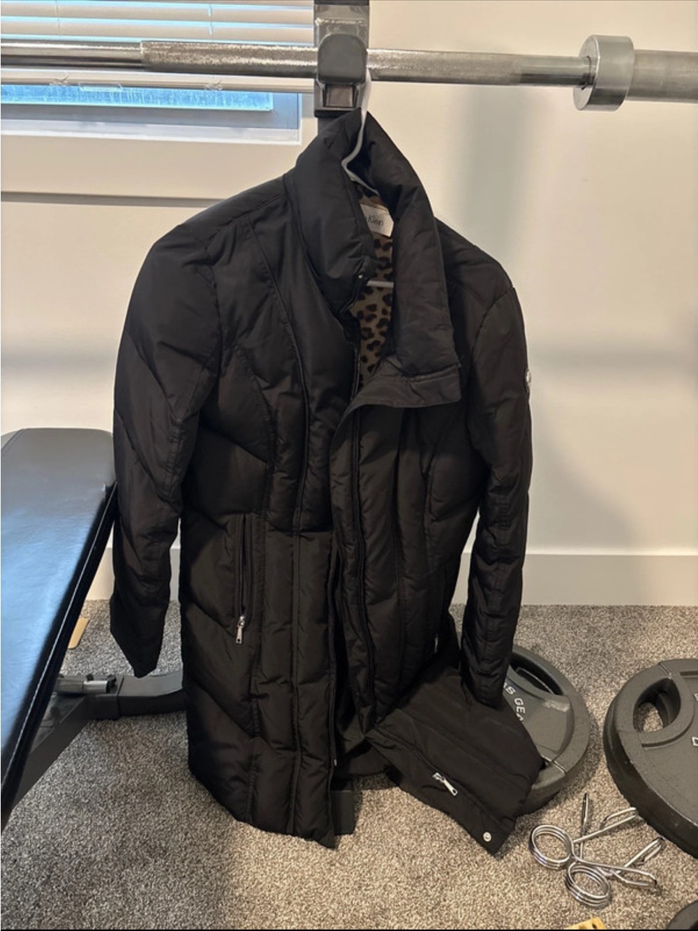 Women’s Black Quilted Long Puffer Jacket - Lightweight Insulated Coat